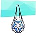 Totority Ball Storage Mesh Bag for Single Soccer Basketball Volleyball Football Lightweight Portable Net Carry Sack Reusable Mesh Holder for Sports Balls Black