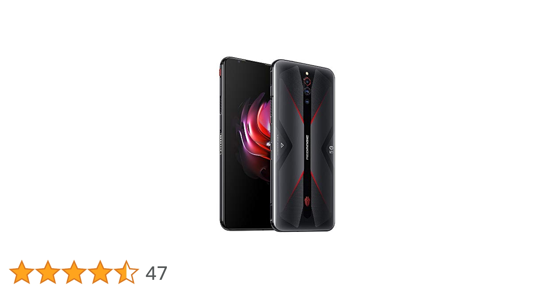 【美品】Nubia RedMagic 5G 8GB+128GB ブラック Nubia Red Magic 5G (8GB RAM/128GB ROM) - Black