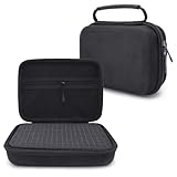 LANVODO Hard Case With Customizable Foam, 6.7 Inch EVA Protective Case Compatible with Anbernic rg35xxsp/rg nano, Miyoo mini/plus/v4, Powkiddy v10/v90