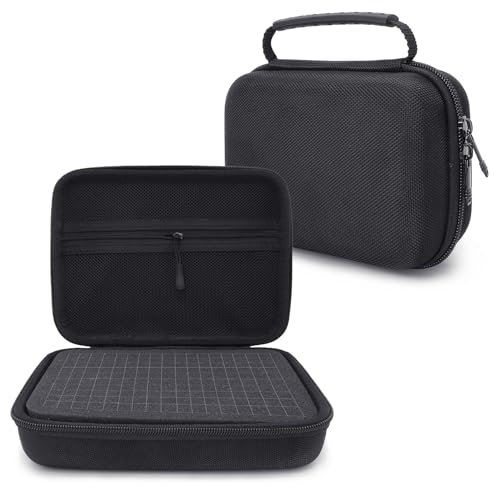 LANVODO Hard Case With Customizable Foam, 8.8 Inch EVA Case Compatible with Anbernic rg35xx/rg35xx plus/rg353v/rg28xx/rg34xx/rg406v/rg40xxv/rg35xx h/rg cube/rg405v, Trimui brick/smart