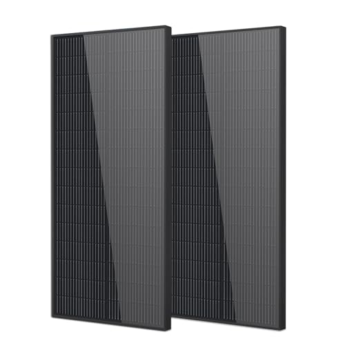 FIREFLY ENERGY 100w x 2 Solarpanel Modulo Solare Monocristallino, Komplett Schwarz Monokristallin Pâ€¦ – Miniatur