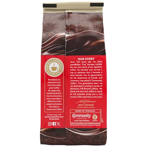 Image of Community Coffee Chocolate Lava Cake Flavored Ground Coffee, 11 Ounce (Pack of 1)