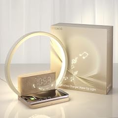 Vivilumens Sunrise Alarm Clock Wireless Charger, 10 White Noise Sound Machine Alarm Clock with 30 / photo Vivilumens Sunrise Alarm Clock Wireless Charger, 10 White Noise Sound Machine Alarm Clock with 30 /