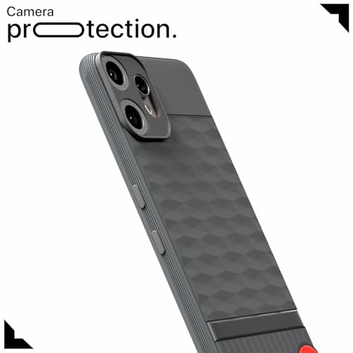 Image of Amazon Basics Back Cover for CMF by Nothing Phone 2 Pro 5G | Full Camera Protection | TPU Soft Flexible Shockproof Bumper Case(Grey)