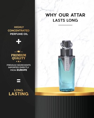 Image of NASEEM Zephyr Attar 15 ml - Feminine Long Lasting Perfume Oil | Floral Fruity Citrus Fragrance with Lemon, Apple & Cedarwood