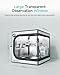 TOPCUBE 3D Printer Enclosure for Bambu Lab A1 mini, Large Transparent Window Enclosure with LED Light, Fireproof Dustproof Noise Reduction Constant Temperature 3D Printer Cover, 460x460x550MM