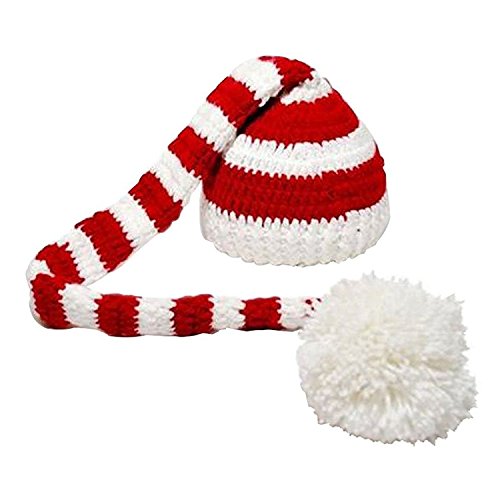 Sombrero - TOOGOO(R)Sombrero de Navidad de punto de ganchillo de foto de...