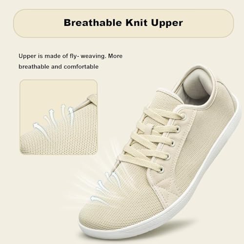 Flat Shoes Women Wide Toe Zero Drop Indoor Casual Breathable Comfortable Classic4