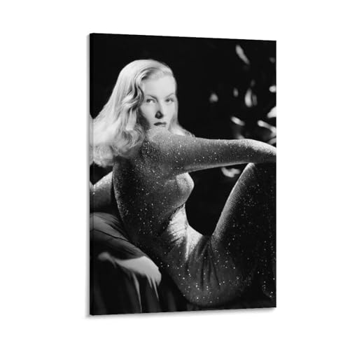 Impression sur toile haute définition Veronica Lake SECOLI œuvre d'art premium 50x75