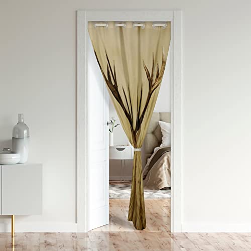 Loussiesd Deer Door Curtain For Doorway Privacy-Wild Animal Hunting Closet Door Cover-Bedroom,Living Room,Farmhouse-Insulated Thermal Curtain-Room Divider-132x203cm-1Panel - Image 2