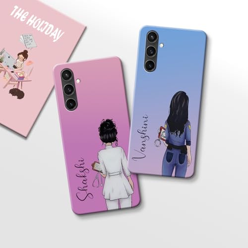 Image of COLORflow Back Cover Compatible with Samsung Galaxy S23 FE 5G | Professional Girl Color Customized Back Cover Compatible with Samsung Galaxy S23 FE 5G