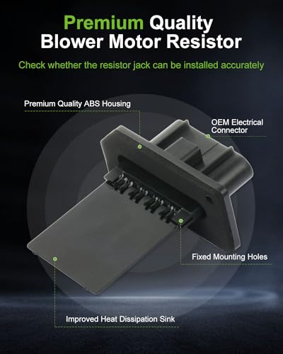 Image of SCITOO RU381 Blower Motor Resistor Heater HVAC Blower Motor Resistor Regulator Fit 2003-2006 for Ford Expedition /2002-2007 for Ford Explorer /2007 for Ford Sport Trac /2003-2005 for Lincoln Aviator