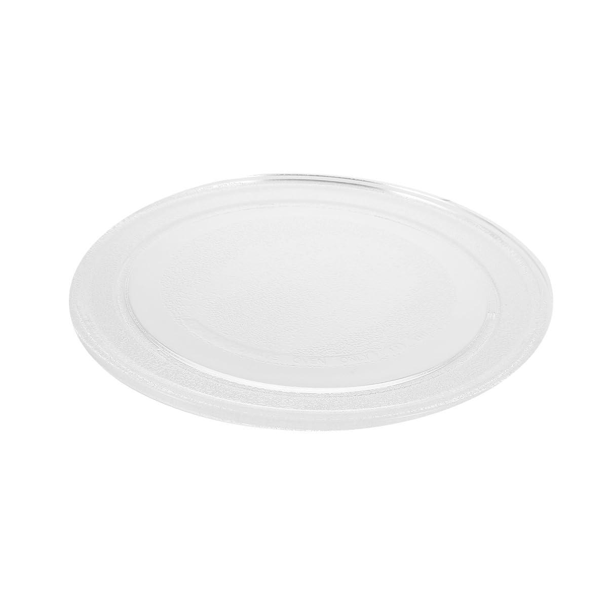 Angoily Plato de Vidrio para Microondas Resistente al Calor y Seguro Bandeja Redonda Práctica Repuesto para Horno Microondas