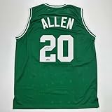 Facsimile Autographed Ray Allen Boston Green Reprint Laser Auto Basketball Jersey Size Men's XL