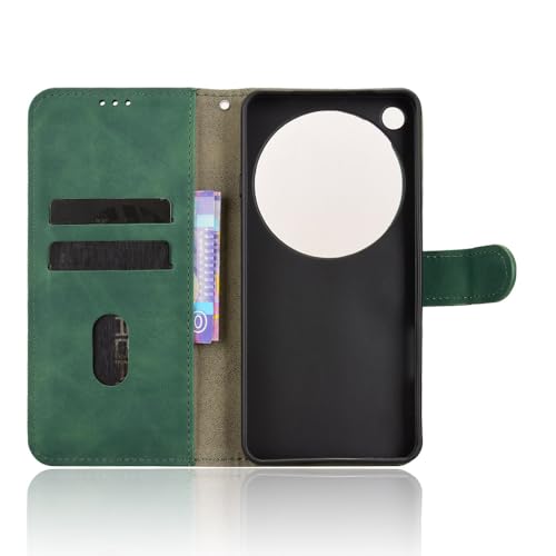 Image of for Oppo Find X9 Ultra 5G Leather Case Skin Feel Anti Drop Wallet Stand Flip Phone Cover - Green