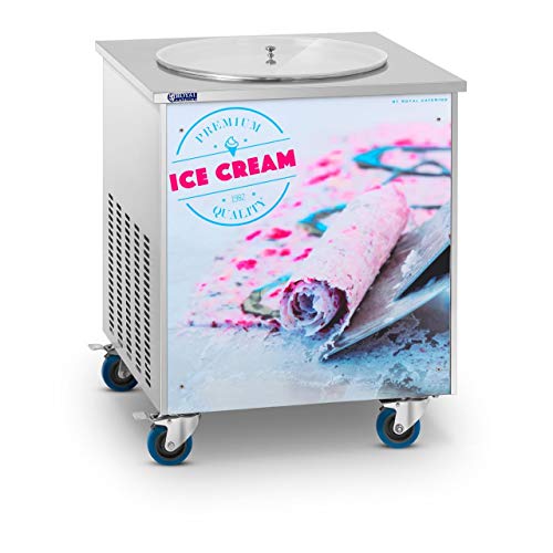Royal Catering RCFI-1O Roll-Eismaschine Roll Eis Maschine Gebratenes Eis Maschine Ice Cream Rolls Maschine Thai Eis…