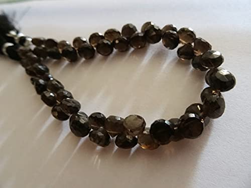 Quartz fumé facetté pour sublimer vos bijoux bohèmes faits main cet été