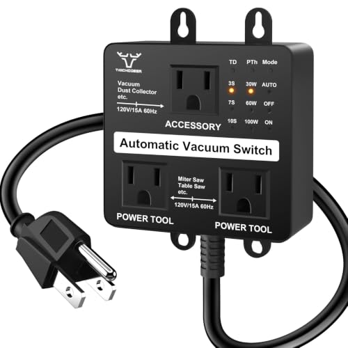 TAICHODEER Automatic Vacuum Switch with Adjustable Delay
