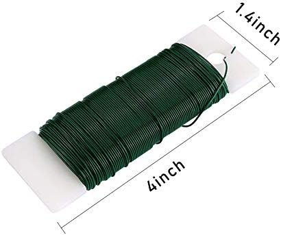 QincLing Floral Arrangement Tools, 30 Yards Green Florist Tape 22 Gauge Green Paddle Wire and Floral Wire Cutters Florist Wraps Wreath Making Kit For Wreaths Bouquet Stem Wrap Floristry Supplies