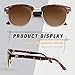 CGID Gafas de sol polarizadas retro medio marco clásico para Hombre y...