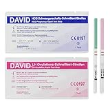 David 50 Ovulationstest 10miu/ml + 10 Schwangerschaftstest Schnelltest