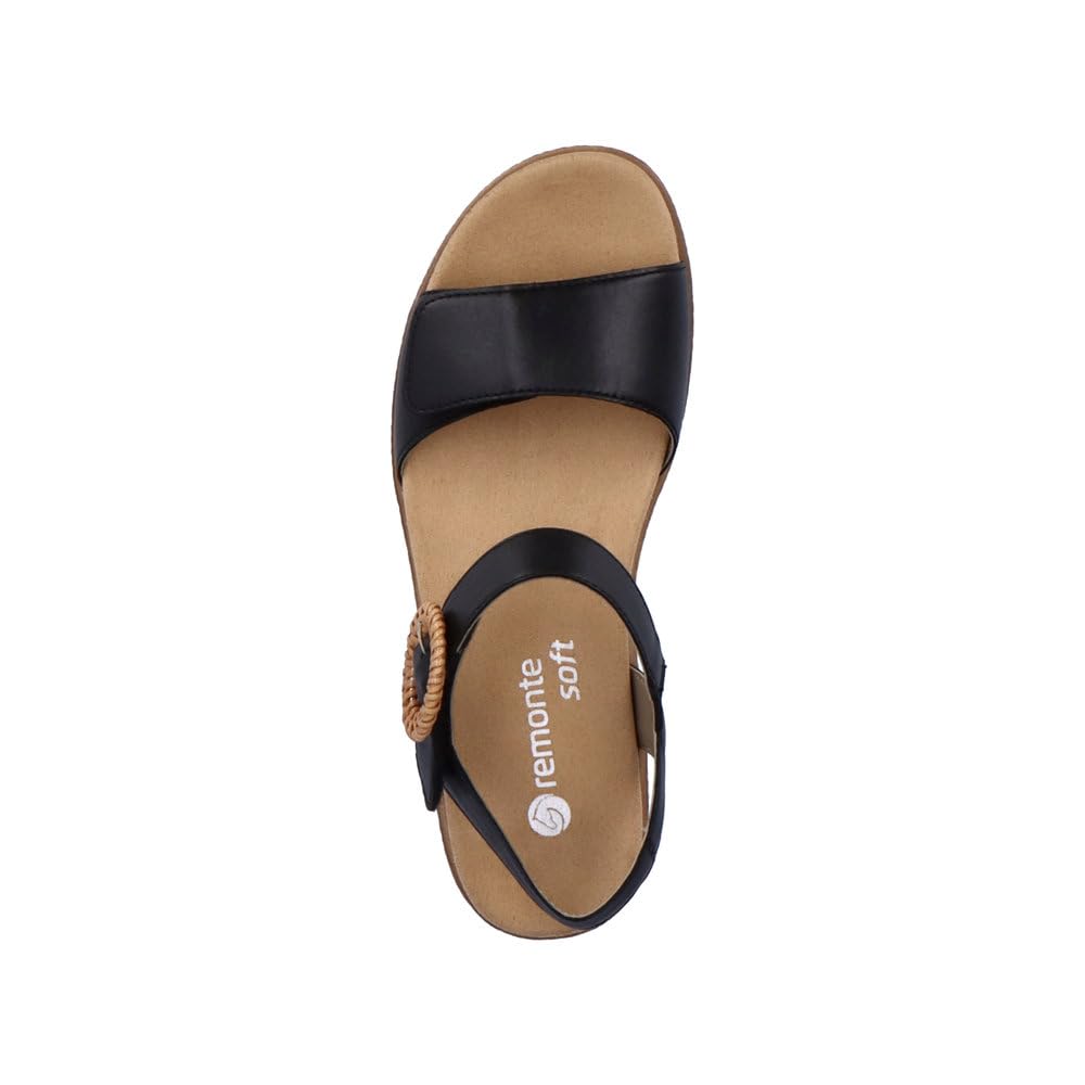Remonte Damen Riemchensandalen D0Q52, Frauen Sandalen,lose Einlage