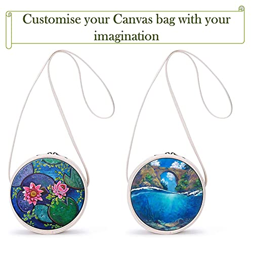 Image of Lify Women's Women's Round Crossbody Handbags Mini Shoulder Bag Round Crossbody Wallet, Fashion Circle Crossbody Purse Clutch Handbag- 1 Piece