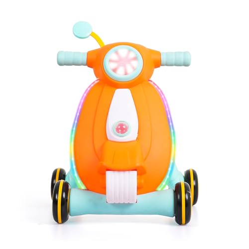 Image of Luusa Pro Kids Tiny Steps Baby Walker | Toddler Walker with Lights, Music, and Ball Game | 2-in-1 Interactive Activity Walker Reda | Proudly Made in India