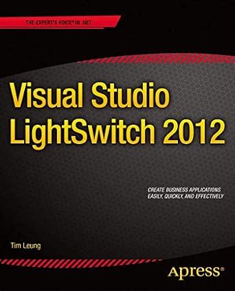 Visual Studio Lightswitch 2012 1st ed. Edition book cover