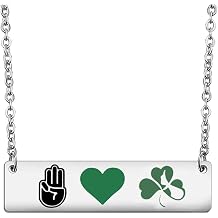 TIIMG Scout Gift Peace Love Scout Symbol Necklace for Daughter Niece