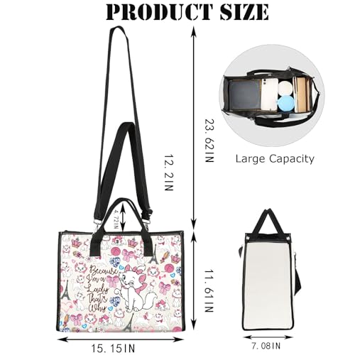 Image of G2TUP Cat Crossbody Bag Cat Lover Gifts Because I'm a Lady That's Why CatsShoulder Bag (Because I'm A Lady TG)