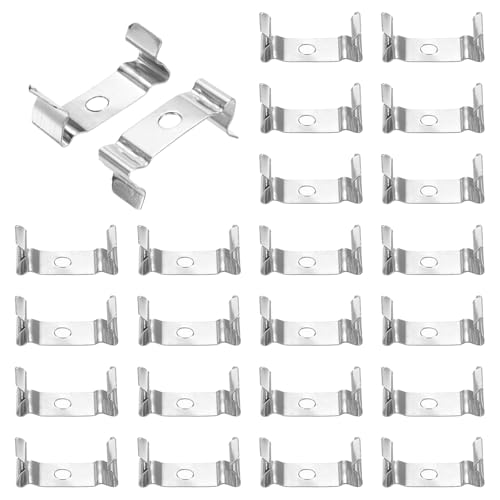 QUARKZMAN T5 Clips Halterung Halterung für Leuchtstoffröhren T5 LED-Lampenhalter Klemmen Leuchtenersatz für LED-Integrierte Beleuchtung, Packung mit 36