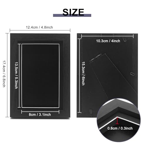 Image of FramePro PSA Graded Card Display Frame, Wall Mount Baseball Trading Card Display Case ONLY fit for PSA Graded Cards, Display for Basketball Football Hockey Pokemon MTG Yugioh Cards 1 PSA 3 Pieces