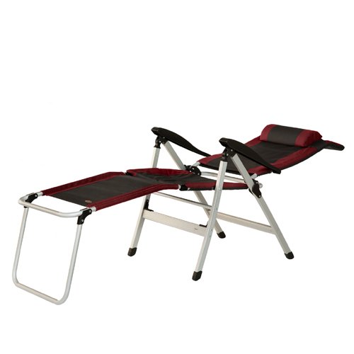Yaccu Art.3003 ALU - CampingStuhl m. adaptierbarer Beinablage, Hochlehner :  Amazon.de: Sport & Freizeit
