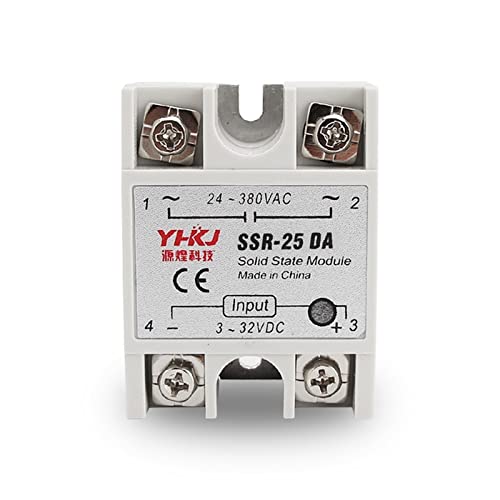 Relais statique SSR-40DA 40A commutation rapide sans usure mécanique 5-24VDC - 5