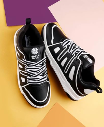 Image of Bacca Bucci Men Lace Up Low Top Trainers
