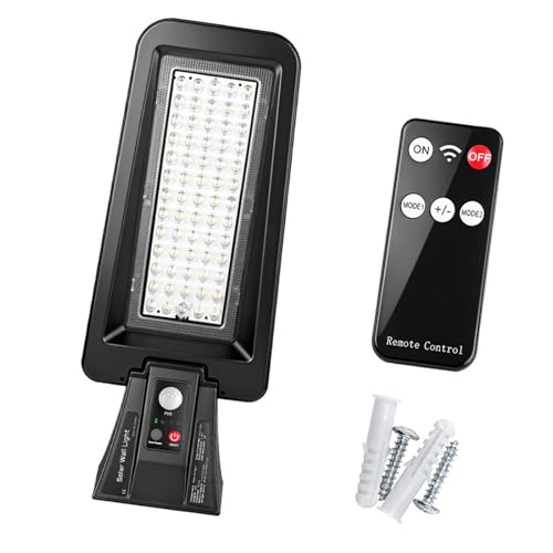 Projecteur solaire extérieur à capteur de mouvement et LED puissante pour sécuriser la cour