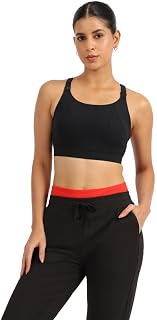 BlissClub Women Nylon Blend The Ultimate Support Sports Bra | Detachable Straps | High Price In India