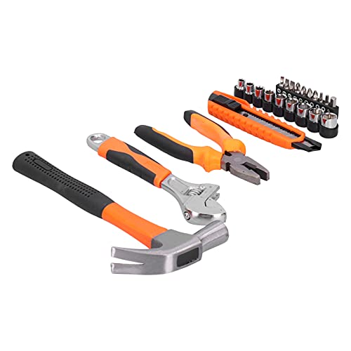 Hardware Toolbox Set Household Hand Tools All in 1 Kit Alloy Steel Metric Home - Image 4