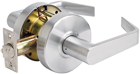 Master Lock SLCHPG26D Heavy Duty Lever Style, Grade 2 Commercial Passage Door Lock, Brushed Chrome/Chrome