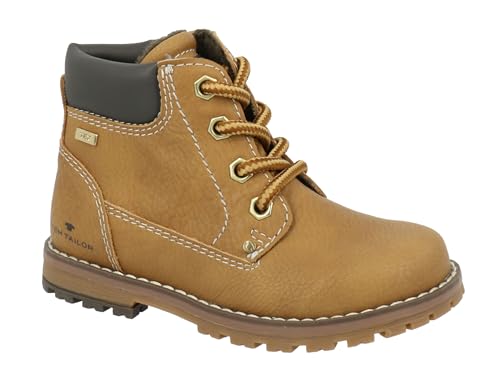Tom Tailor Baby-Jungen 4273001 Halblange Stiefel, Camel, 20 EU