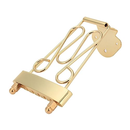 WHAMVOX Chrome Salad Board Jazz Guitar Tailpiece Archtop Tailpiece Gold Guitar Bridge Saddle Polisher for Guitar