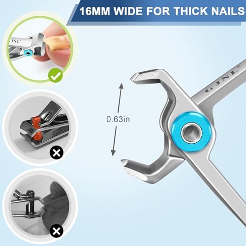 Coupe-ongles incliné pour homme avec une coupe à mâchoire large - 4