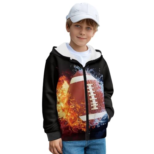 Boys Zip Up Hoodie Casual Long Sleeve Pullover Jacket Teen Boys Trendy Clothes 6-16 Years