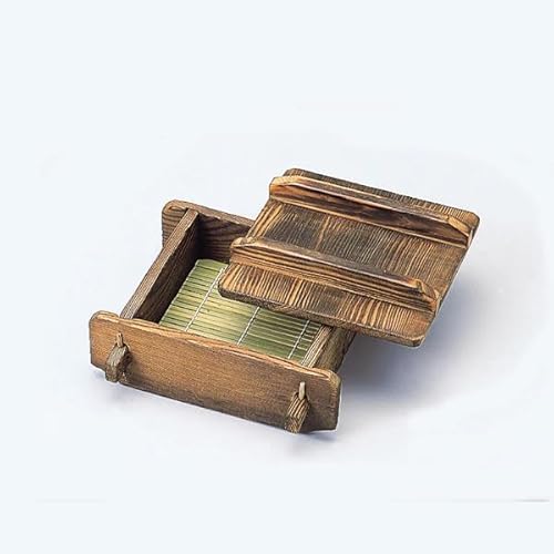 トータル通販 焼杉角セイロ<蓋・竹ス付> 820-18001(Z900) セイロ せいろ 蒸し器 木製 角