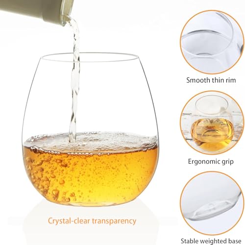 Verre à eau incassable HAHASHOW en plastique Tritan 535ml