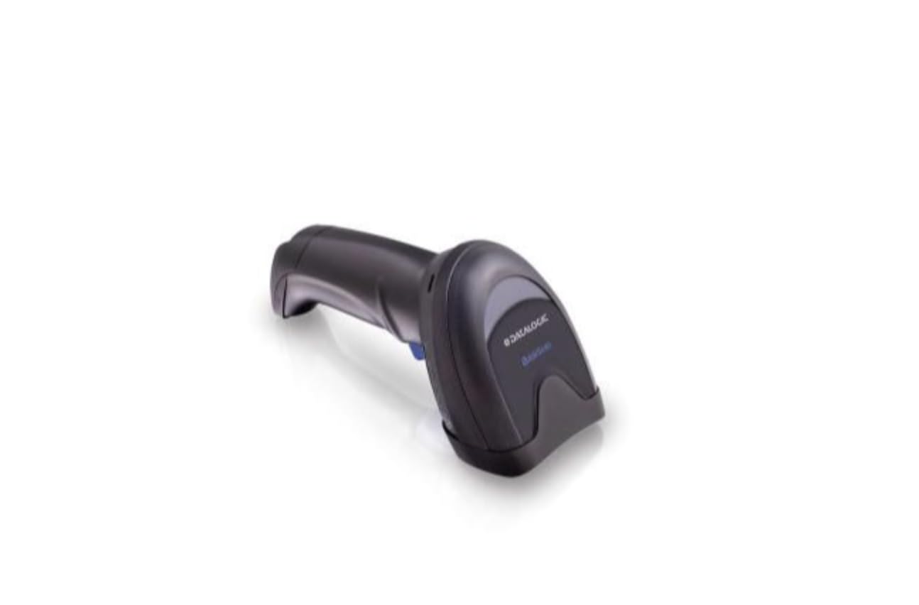 Lettore Portatile di Codici a Barre 1D e 2D con Base di Ricarica e Connessione Wireless