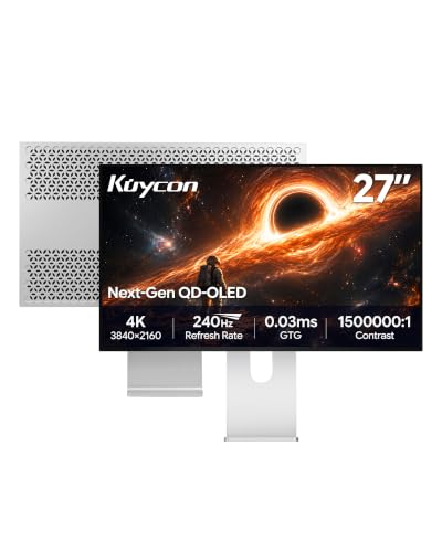 Image of Q27S 27 inch 4K Monitor, OLED Glossy Panel (Honeycomb with Stand)