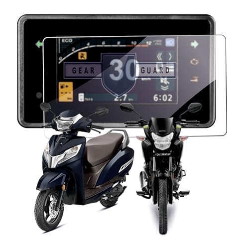 Image of RGY Screen Guard For Honda SP 125 Bike | Activa 125 Scooty Instrument Cluster Protector (2025) (Clear)