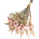 Shophubio Künstlicher Wildblumenstrauß in Rosa für Hochzeitsarrangements und Heimdekoration mit realistischem Design und robuster Konstruktion